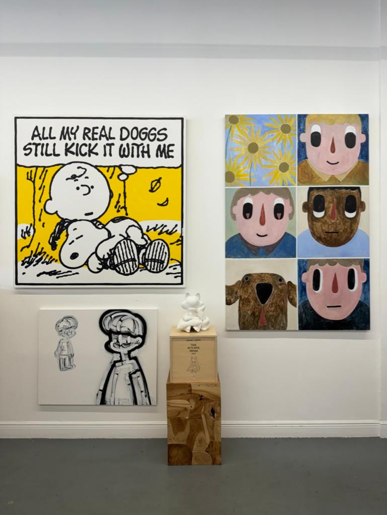Mis verdaderos Doggs (RIP Nate Dogg) - Painting Arte callejero de Mark Drew