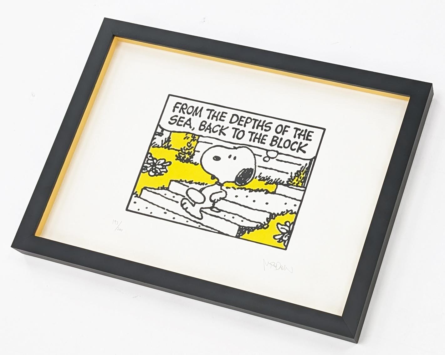 Back to the Block - Snoop Dogg (framed hand signed screen print) - Print by Mark Drew