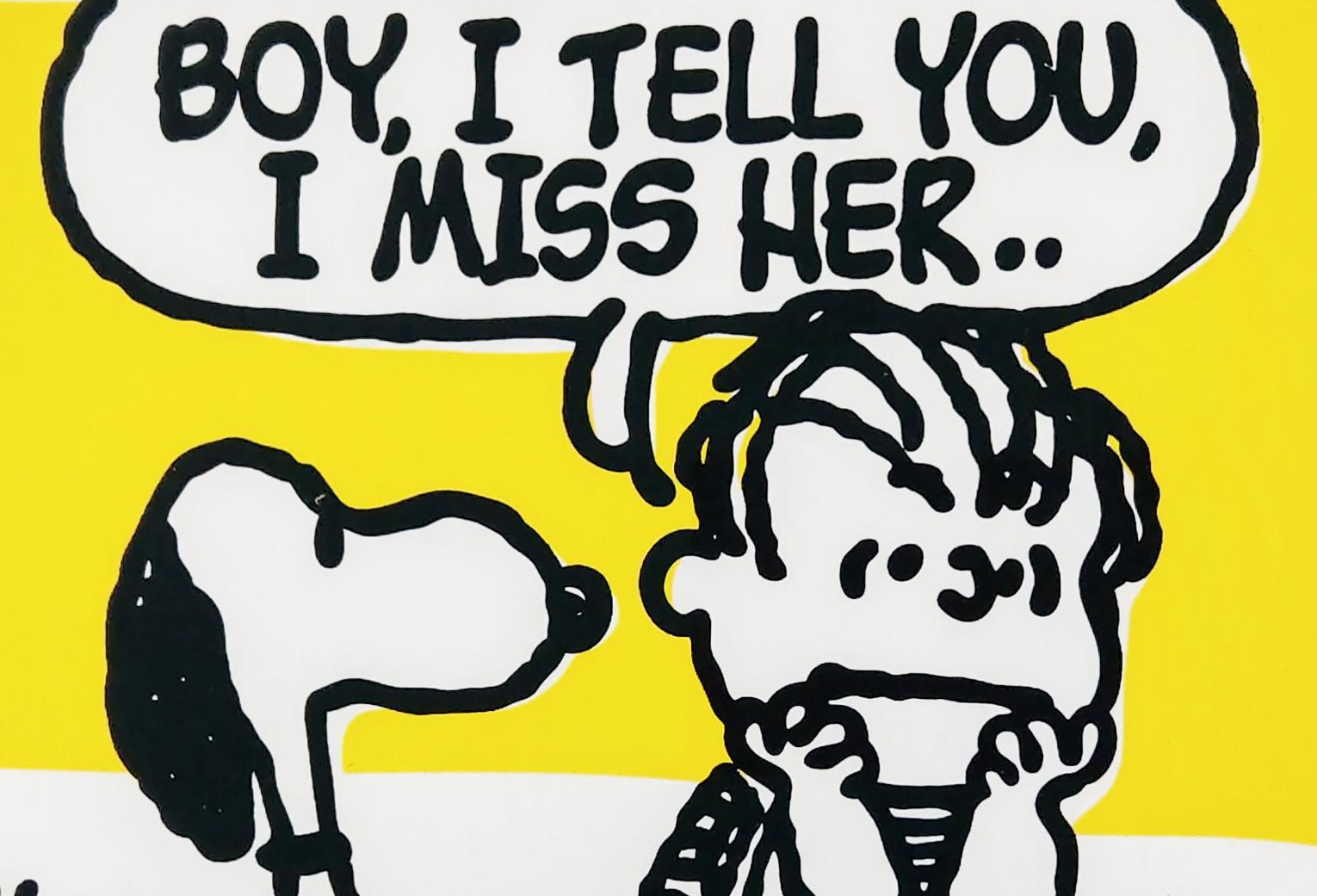 Mark Drew, Boy I Tell You I  Miss Her, comes from a limited edition of 150. This contemporary print is inspired from 