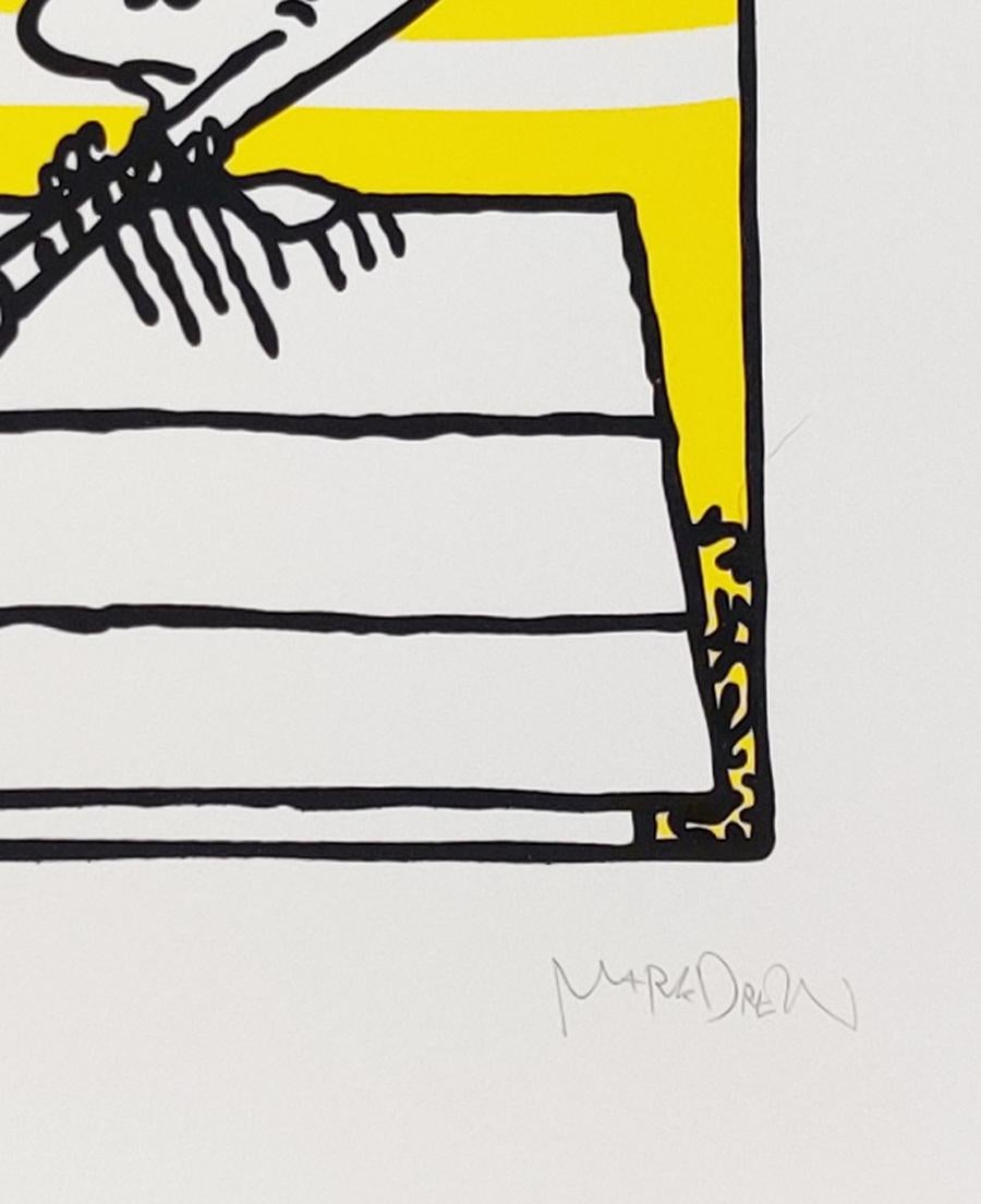 Guarda tu parrilla (Travieso por naturaleza) de Mark Drew, Urban Street Art Print en venta 2