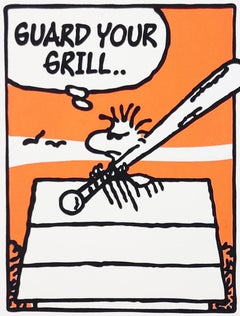Guard Your Grill (Naughty by Nature) Orange by Mark Drew, Urban Street Art Print