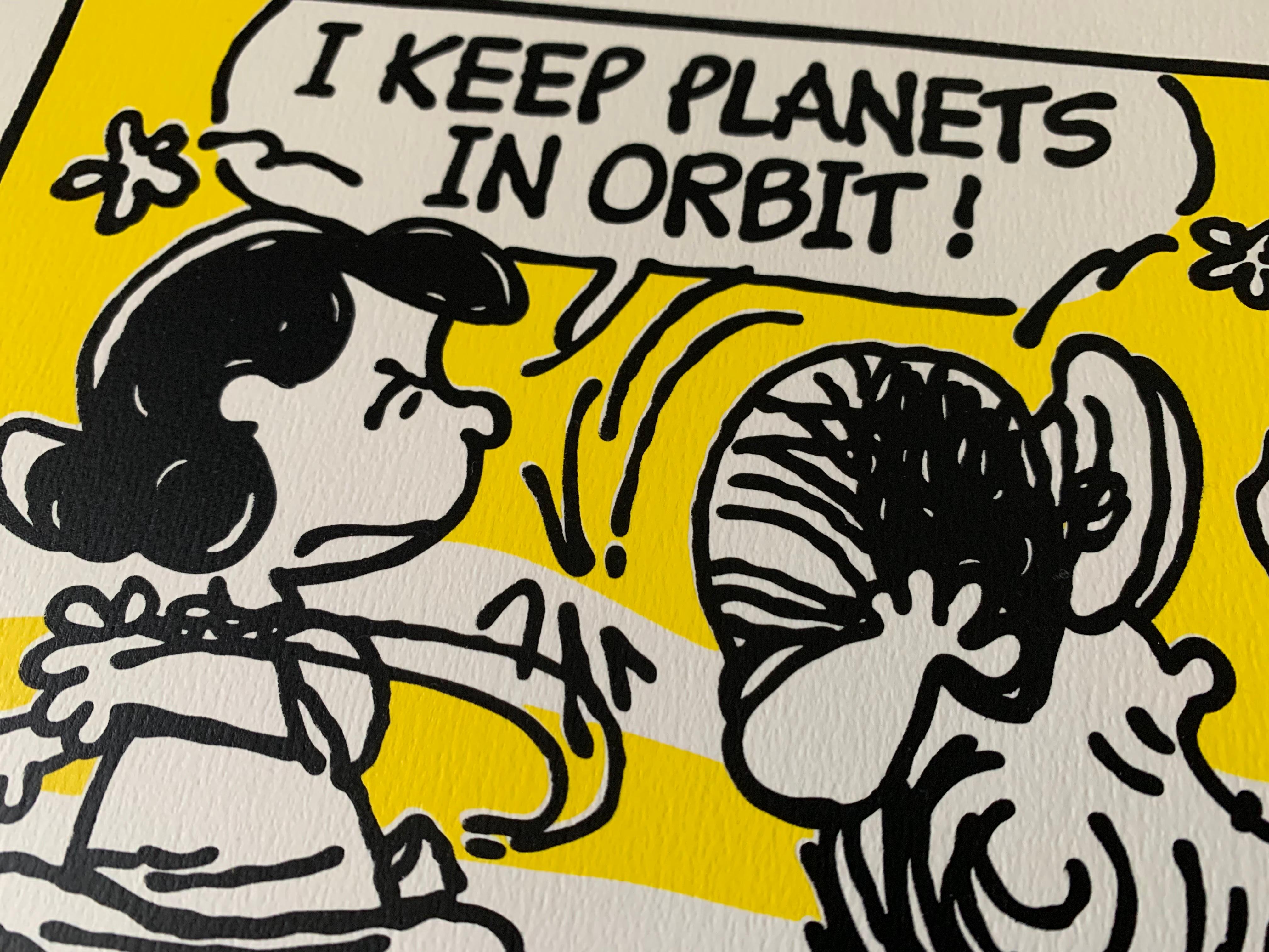 I Keep Planets in Orbit Old Dirty Bastard Signed and Numbered Screenprint 10/100 - Print by Mark Drew