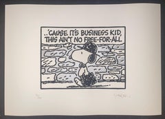 Mark Drew - Business Kid (Gangstarr), Silbermetallic-Variante Street Art Rap