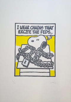 Mark Drew "NAS" I Wear Chains That Excite The Feds.. ILLMATIC Peanuts Silver Ed.