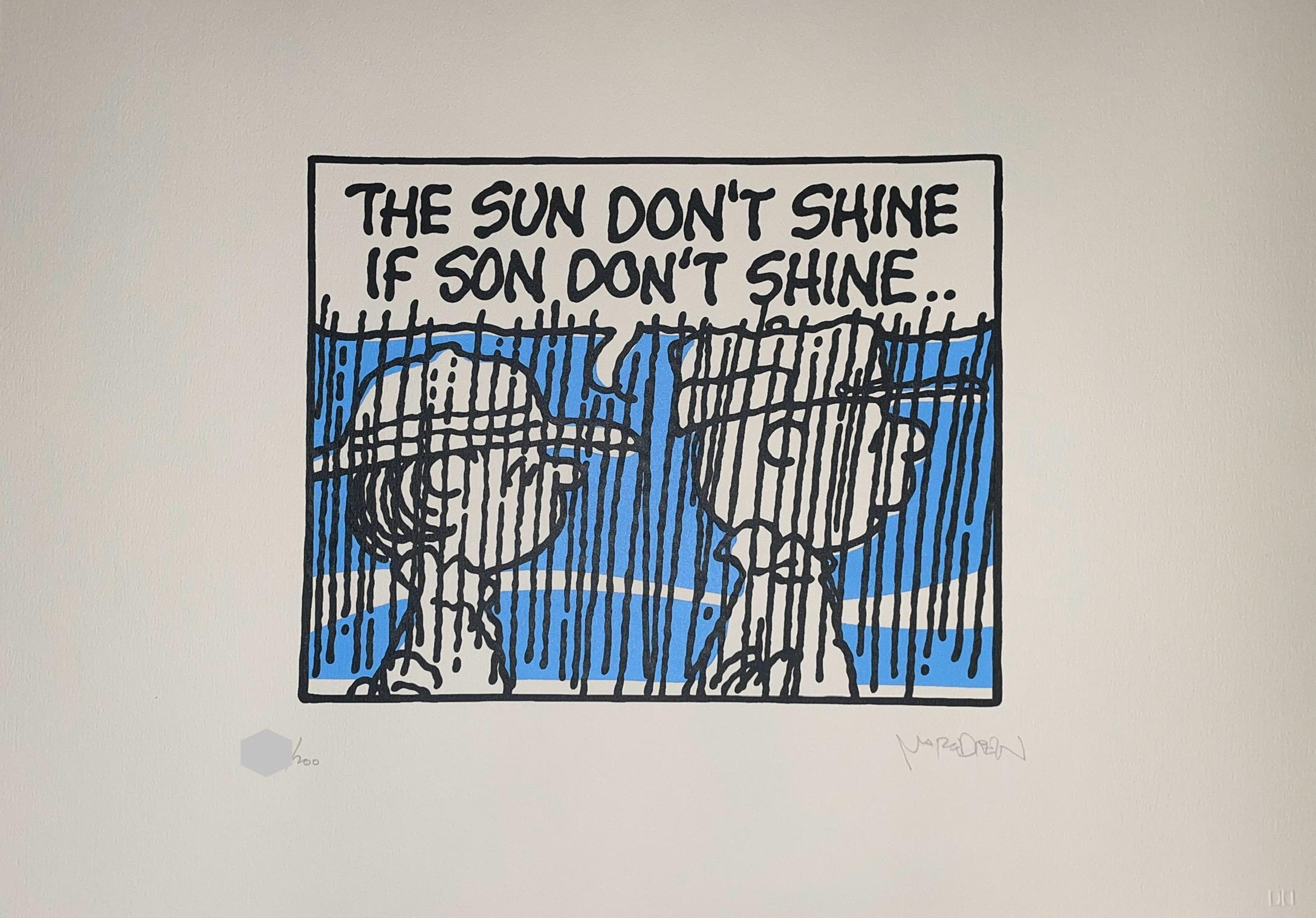 Mark Drew Screenprint Jay-Z The Takeover The Sun Don’t Shine If Son Don’t Shine For Sale 1