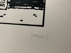 Mark Drew Impresión en serigrafía "Dicen que el rap ha cambiado" Dr. Dre y Snoop Dog