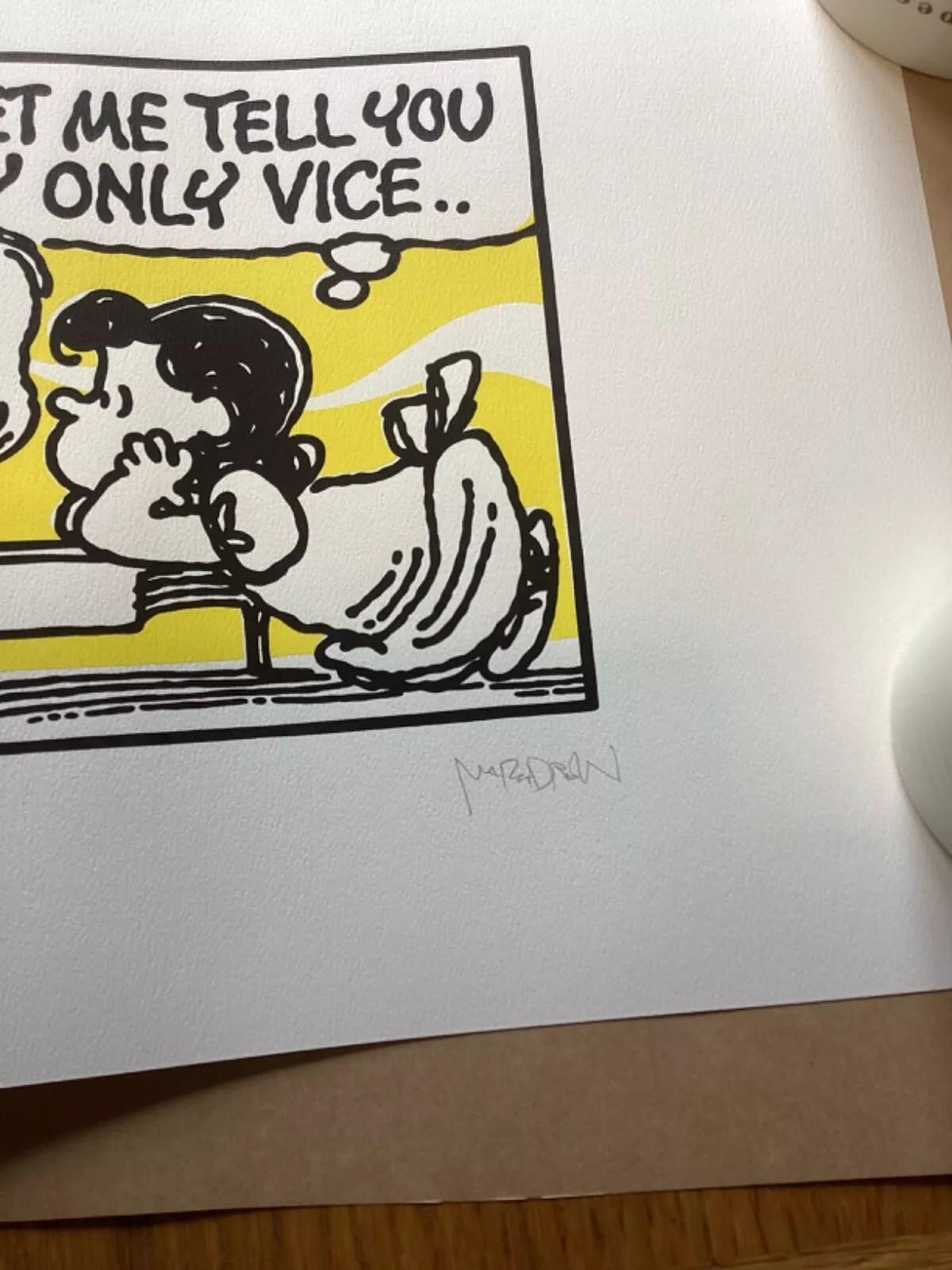 Only Vice Art Print (QTIP) by Mark Drew For Sale 1