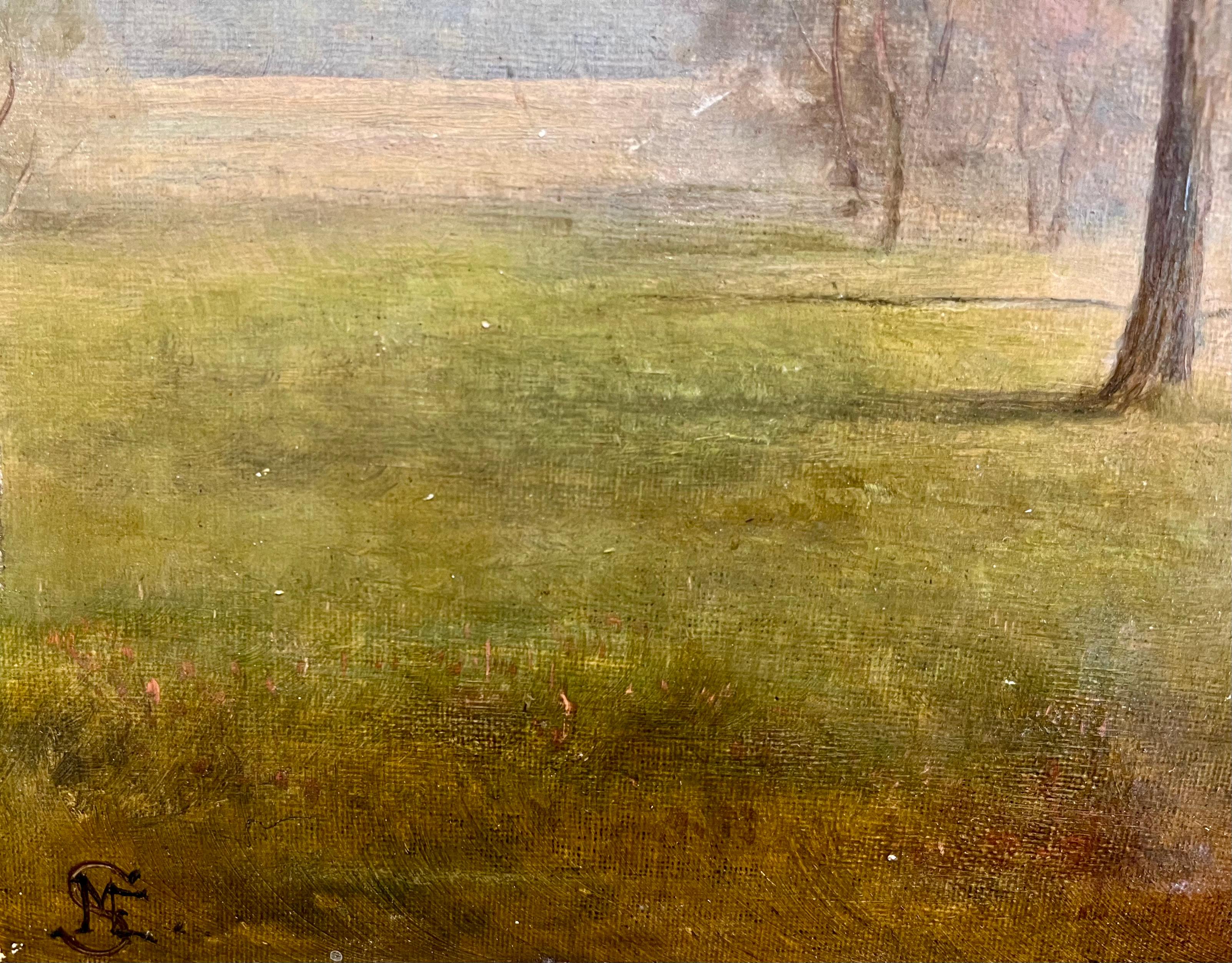 Charles River Meadows, MA - Painting di Mark E. Slayton