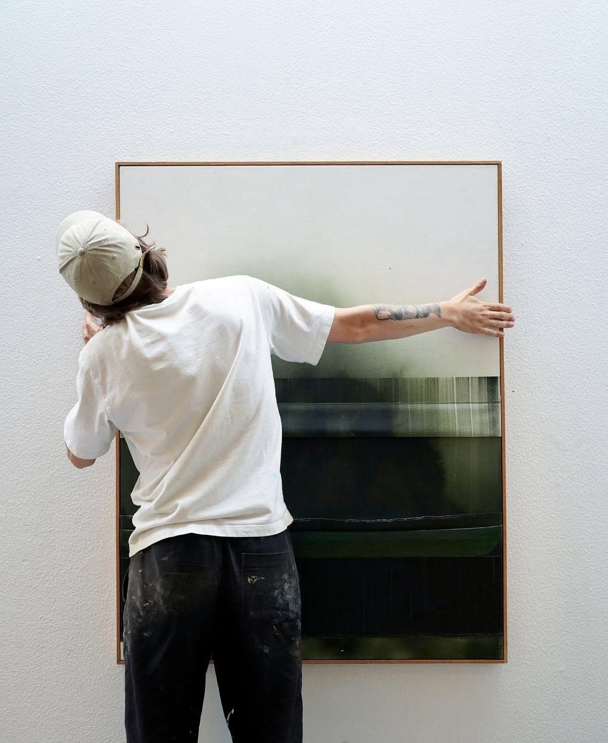 Mark Ebert Løvendahl Peinture abstraite minimale de couleur terre 2025 en vente 7