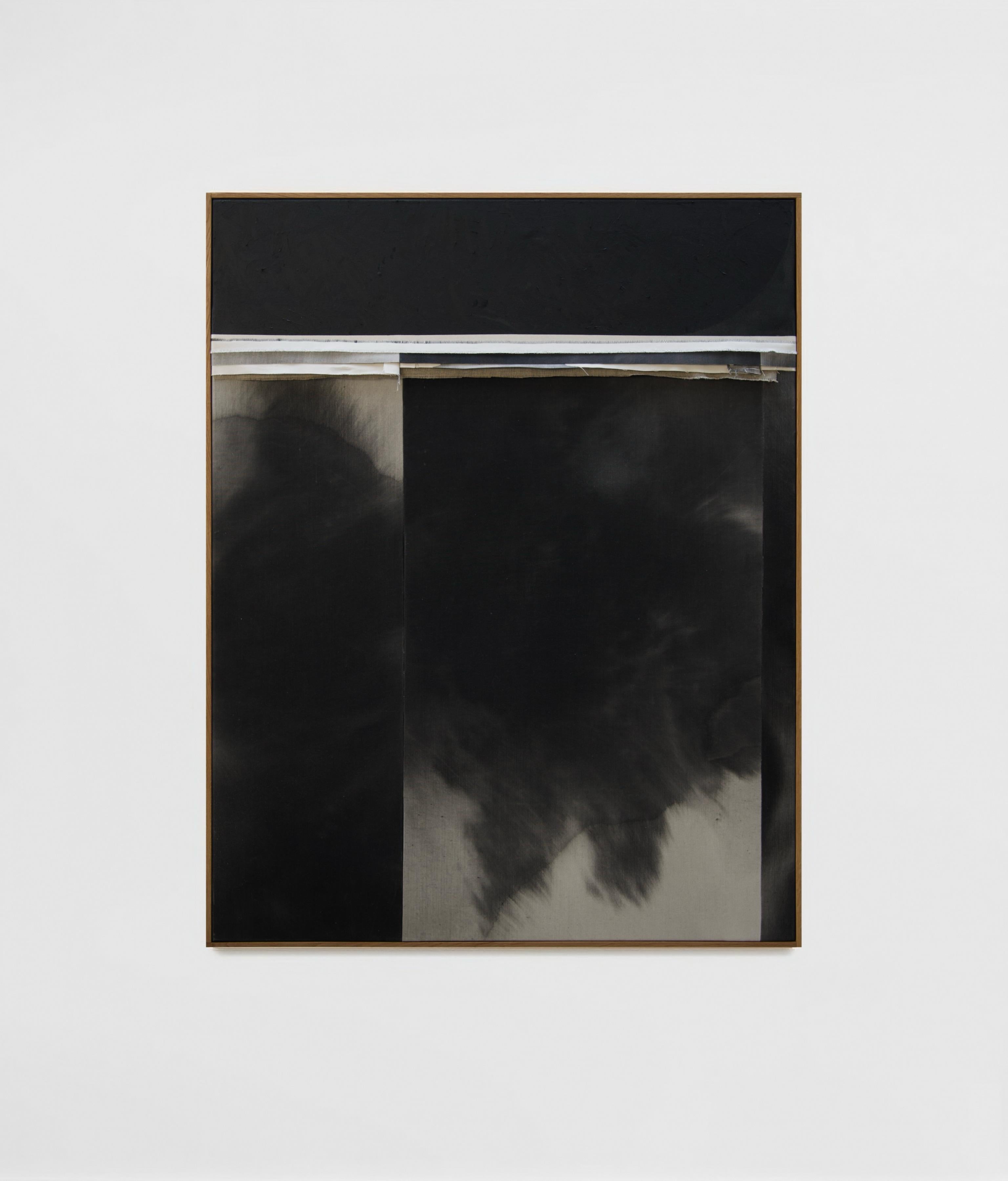 Mark Ebert Løvendahl Minimalistisches Abstraktes Schwarzes Gemälde auf Baumwoll-Leinwand im Angebot 6