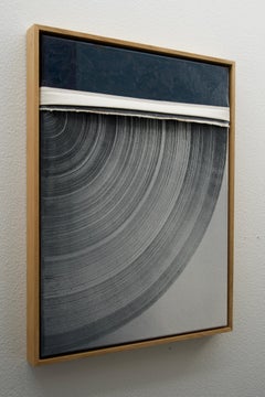 Mark Ebert Løvendahl Minimalist Abstract Dark Painting on Cotton Canvas