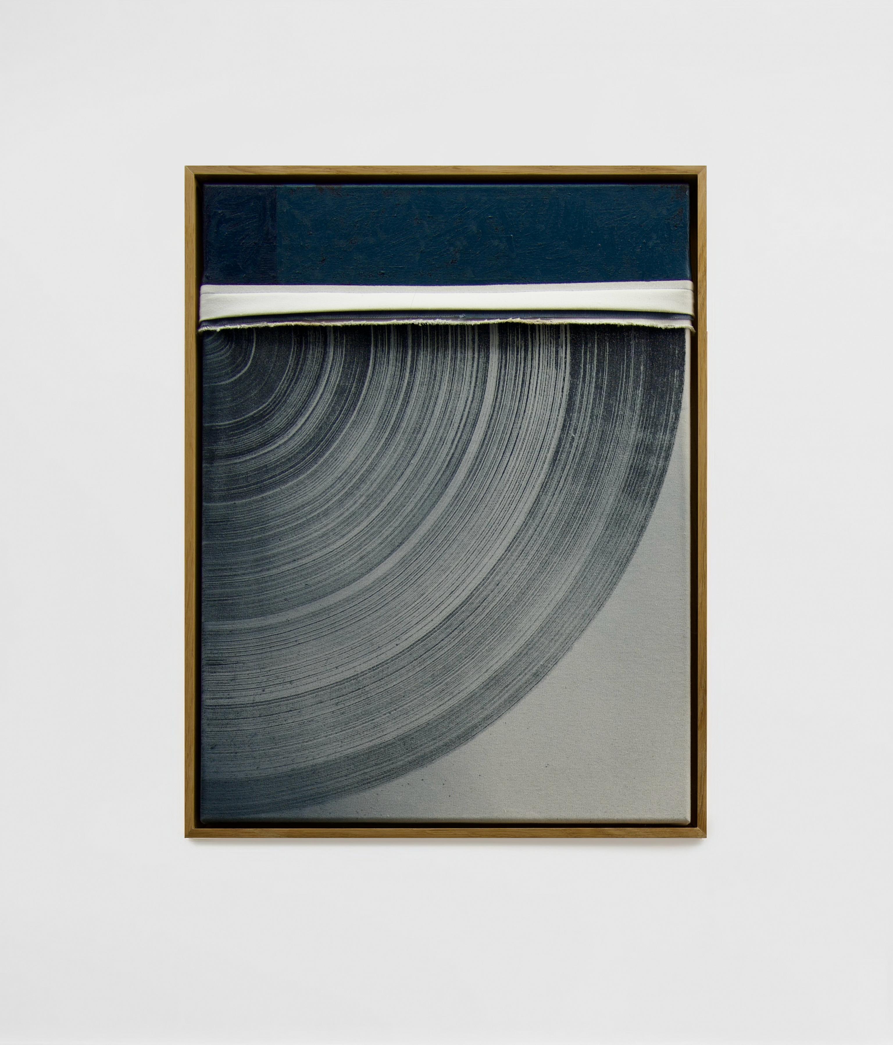 Mark Ebert Løvendahl Peinture abstraite minimaliste sombre sur toile de coton en vente 4