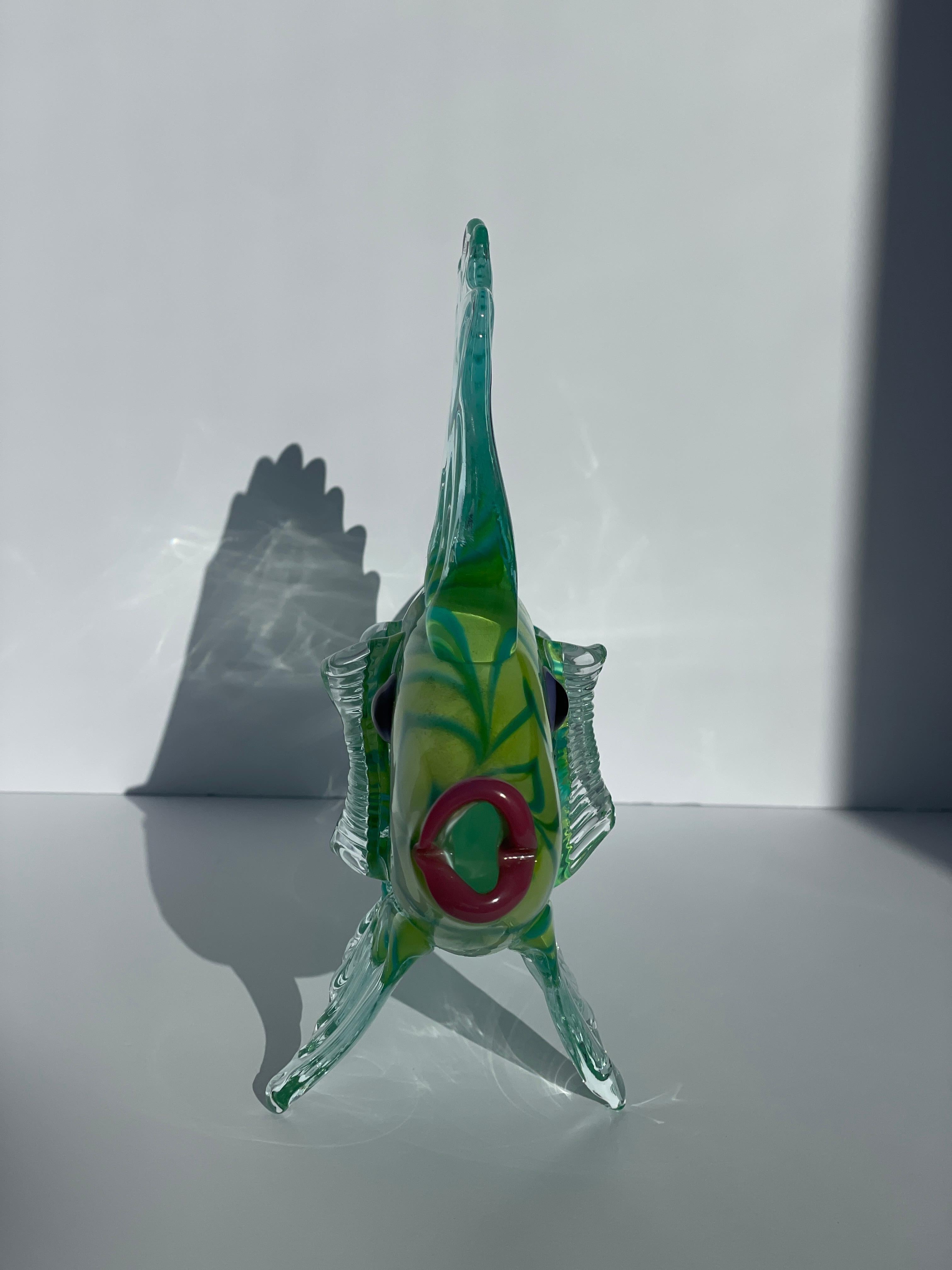 Mark Eckstrand Escultura de Pez Arte Acuario de Cristal Océano Playa Decoración Náutica Siglo XXI y contemporáneo en venta