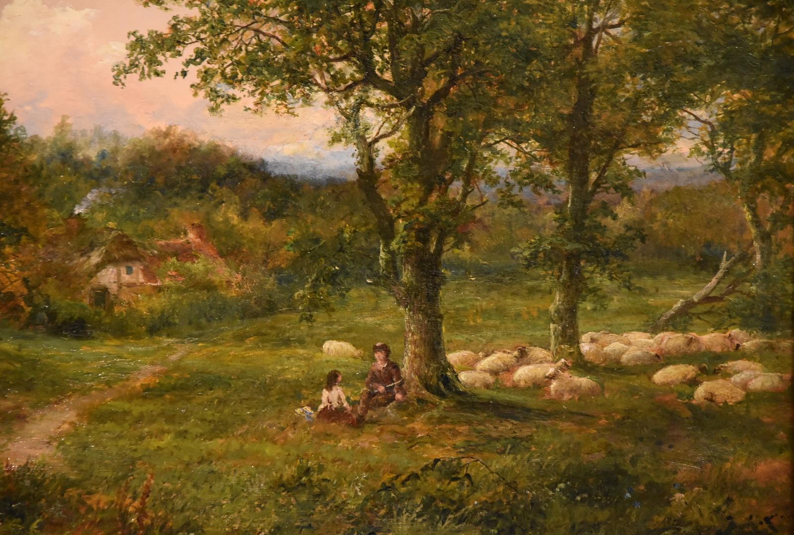 pastoral scene wallpaper