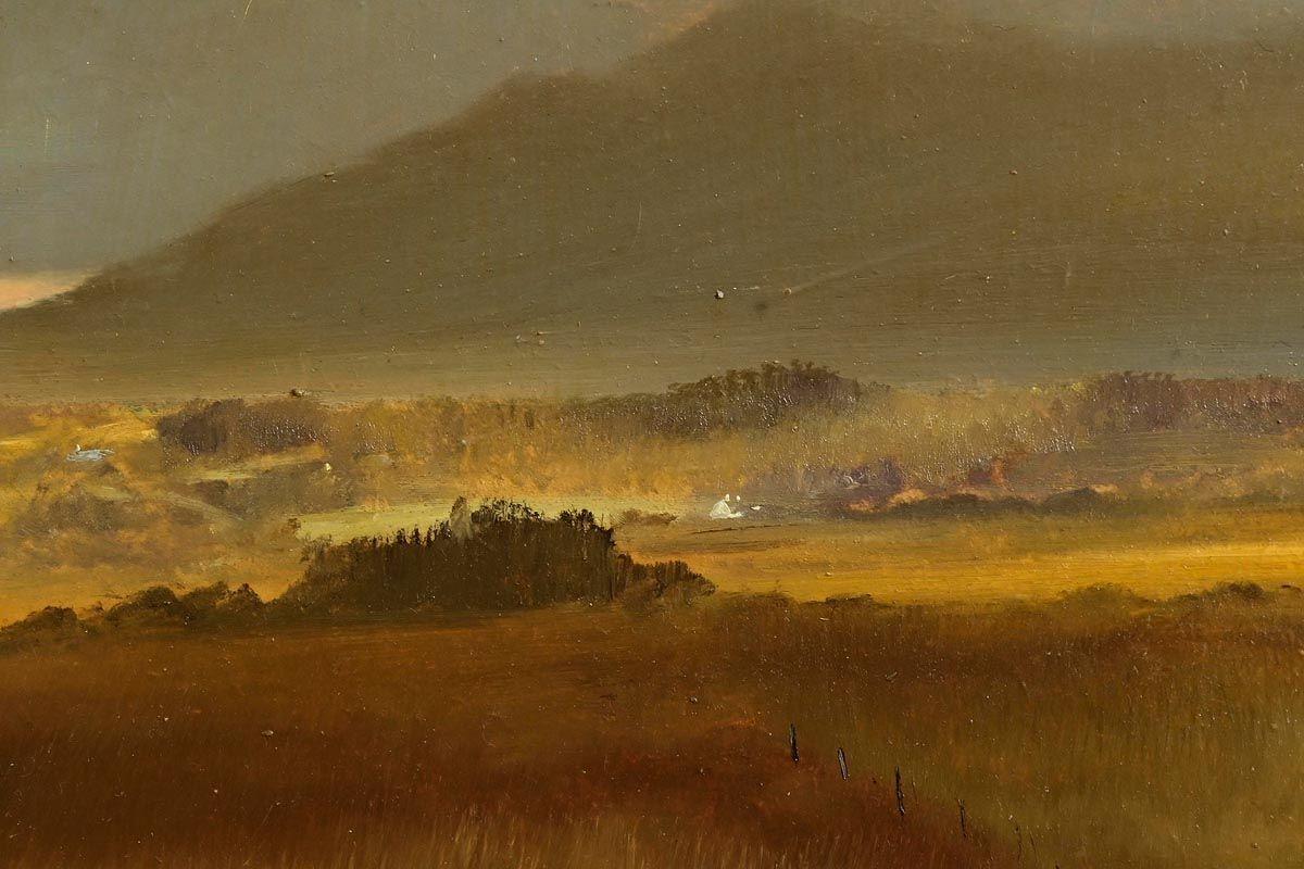 Mark Eldred Irish Landscape View Killarney Lakes Kerry Ireland Oil on Card 1998 For Sale 1