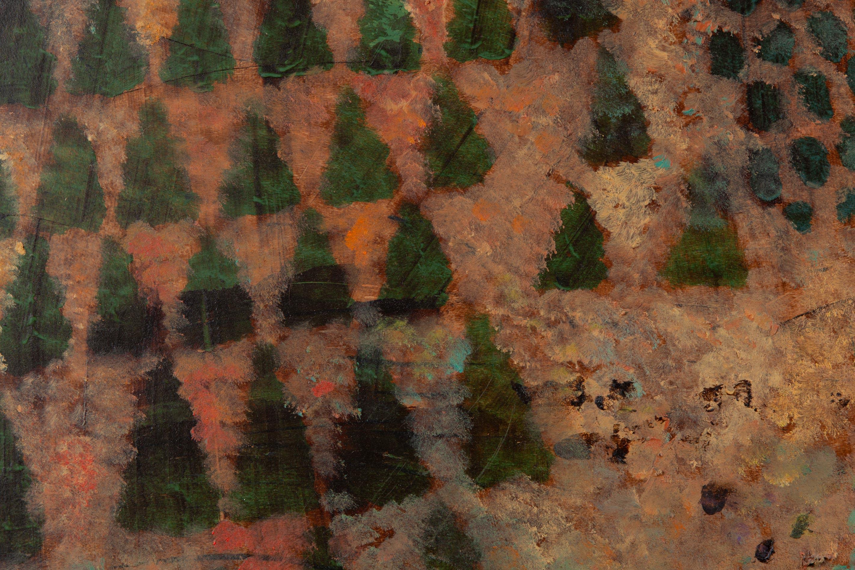 Mark English (américain, 1933 - 2019) était un illustrateur prolifique devenu peintre d'art dont la carrière s'est étendue sur six décennies et de multiples disciplines. Né à Hubbard, au Texas, il a commencé sa carrière visuelle en peignant des