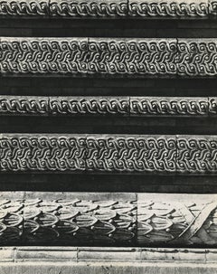 untitled, vintage black and white details of exterior NYC architecture