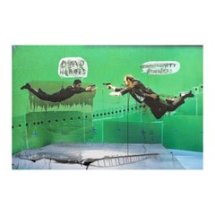 "Eroe morto, norme comunitarie" Pittura contemporanea su Greene & Greene Matrix