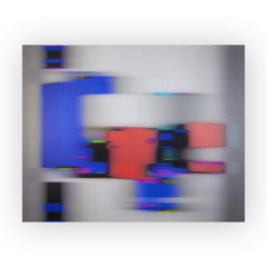 Abstraktes Google-Logo-Gemälde „ Google Intermediary Morgue“ in Blau, Rot und Grün