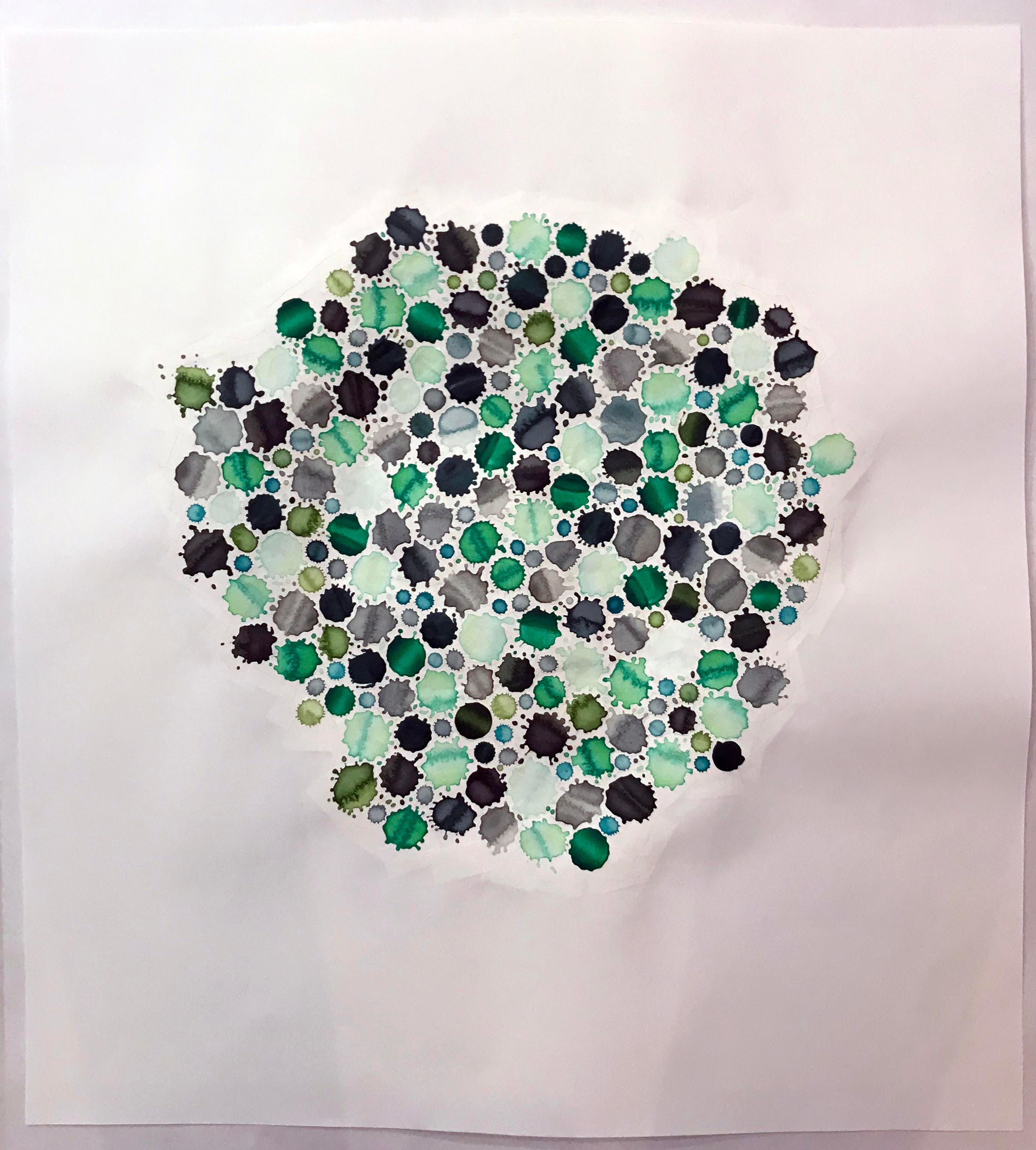 Deep Field Nancy (TBD - vert) - Mixed Media Art de Mark Fox