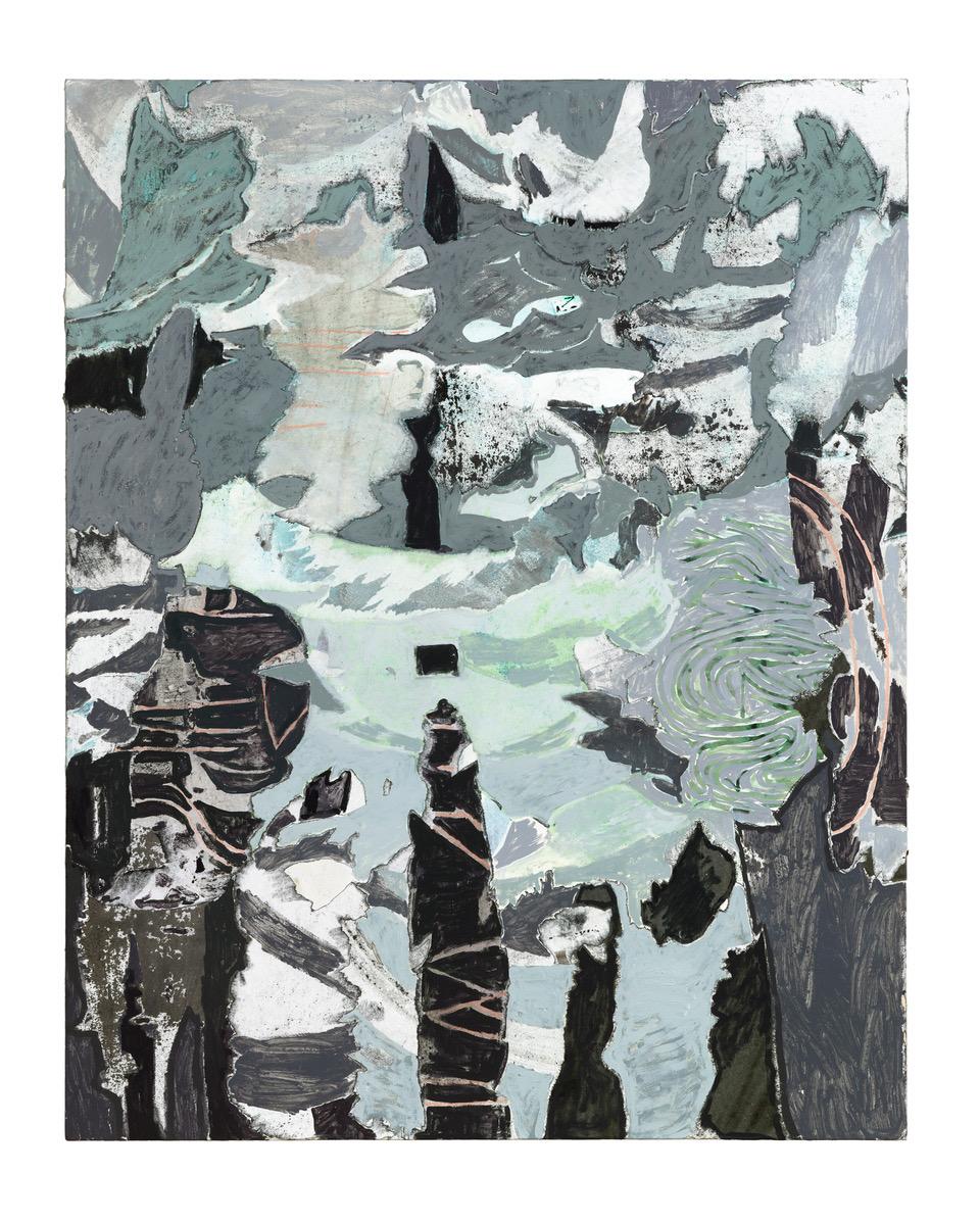 Mark Fox Abstract Painting - Hoodoo