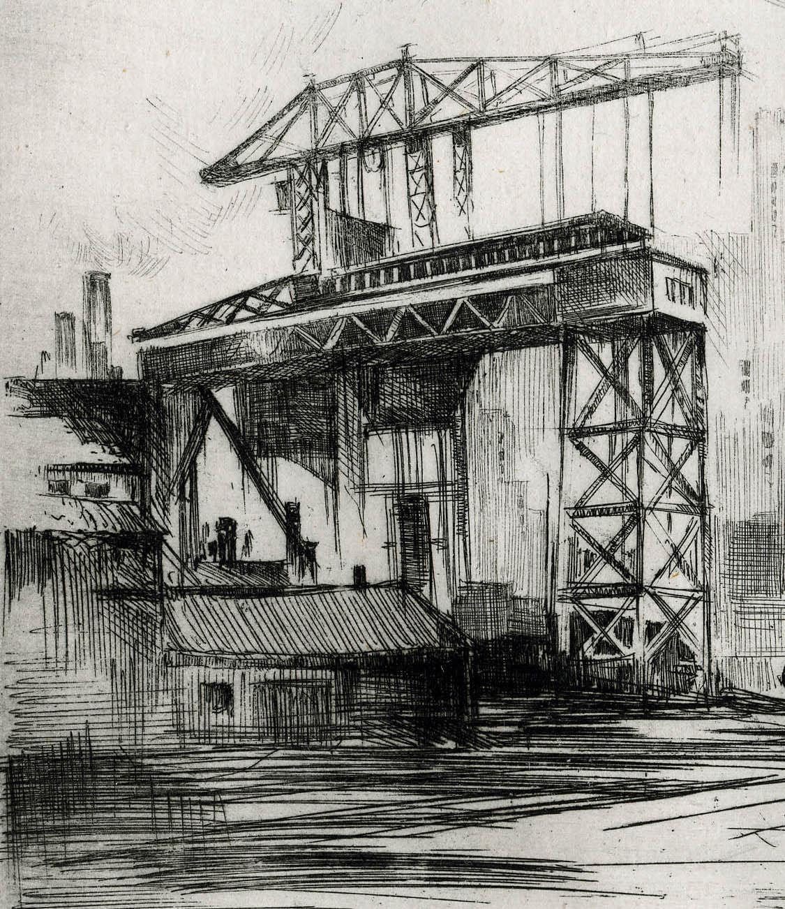 East River View of N.Y. - Print by Mark Freeman