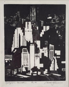 Linocut Landscape Prints