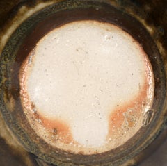 Mark Griffiths Large Twin Handled Studio Pottery Vase with Grasses