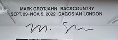 Backcountry, Gagosian Gallery London exhibit print hand signed by Mark Grotjahn