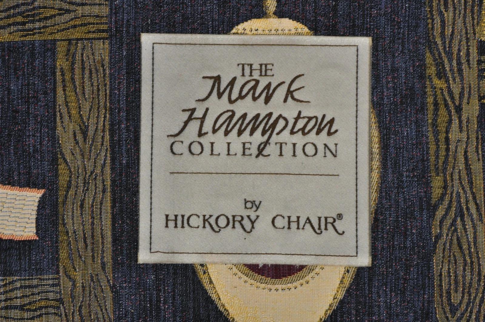 Colección Mark Hampton Silla Hickory Silla Club con Brazos de Mimbre y Ratán en venta 1