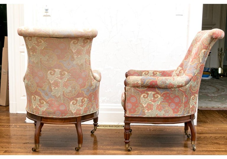Mark Hampton For Hickory Chair Library Chair Pair at 1stDibs