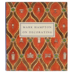 "Mark Hampton on Decorating" Book , First Edition