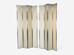 Mark Hampton, Stahl, Stoff, Moderne Raumteiler, USA ca. 1980er Jahre