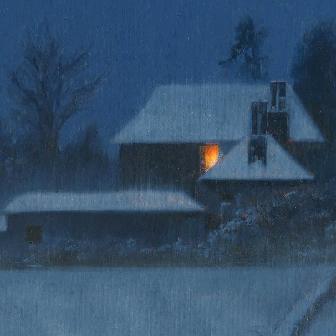 Rifugio, Pittura ad olio originale - Painting Realismo di Mark Harrison