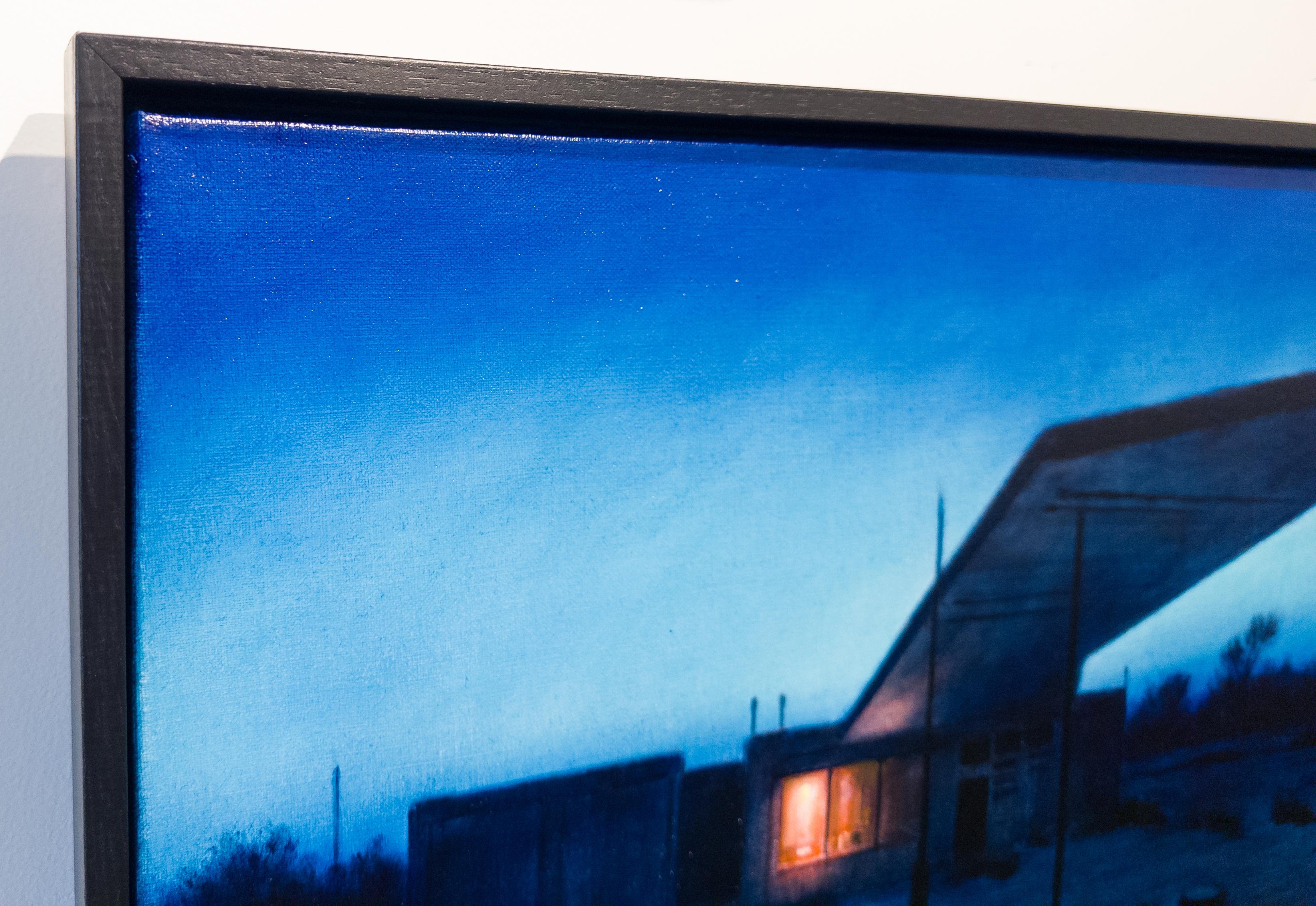 Station Blue, Original Oil Painting For Sale 1