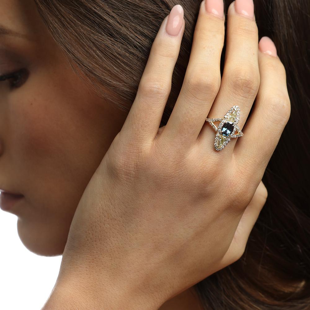 This one of a kind marvel is a one of one in existence. Alexandrite at sizes greater 1 carat are rarely found across all geographic sources to begin with, but 1 carat stones from Brazil are even rarer. This stone is a true rarity and exhibits a
