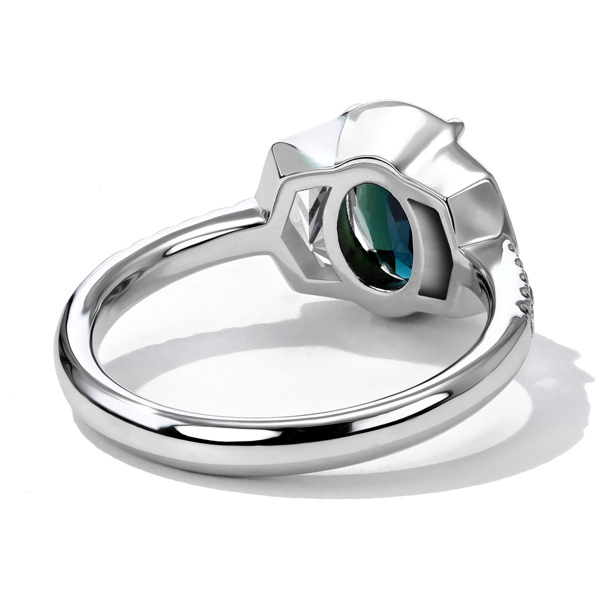 Oval Cut Mark Henry 1.64 ct. Alexandrite Ring