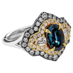 Mark Henry 1,83 Alexandrit und Diamant-Cocktailring