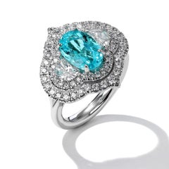 Mark Henry 2.10 ct. Paraiba Ring