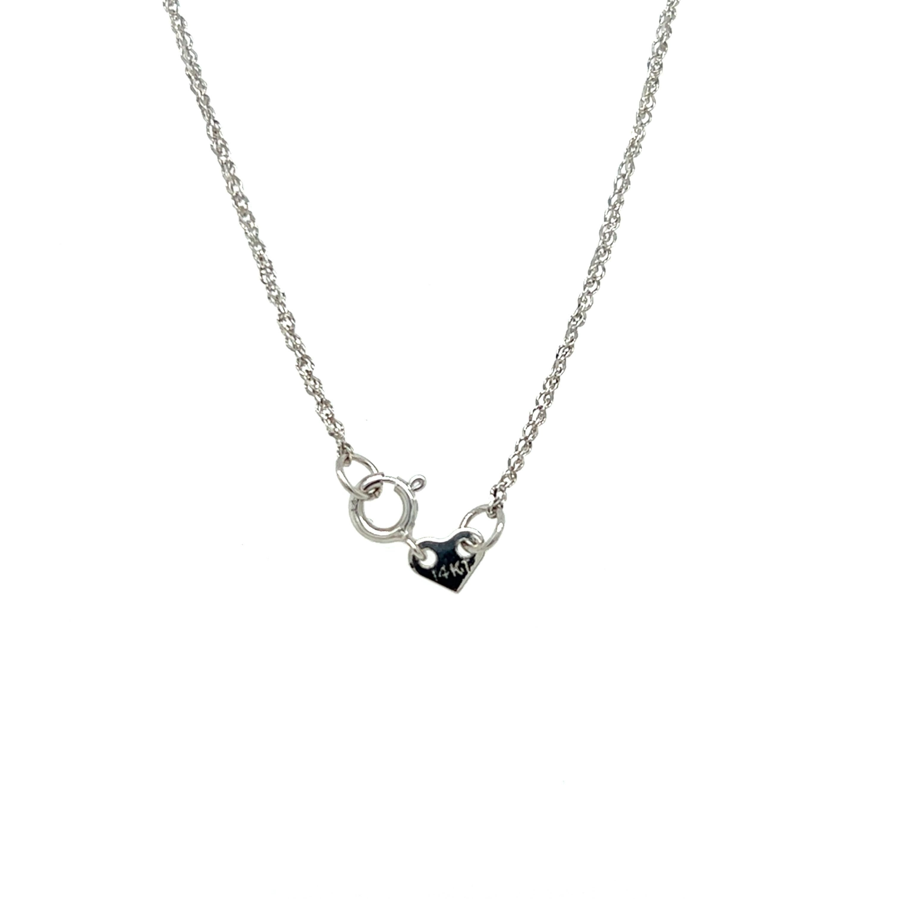 Contemporary Mark Henry Alexandrite and Diamond Pendant Necklace in 18k White Gold
