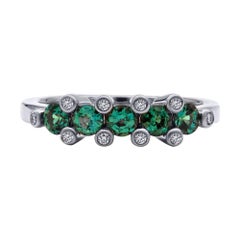 Mark Henry Gabriela Ring Natural Brazilian Alexandrite and Diamond, 18 Karat