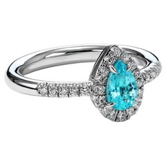 Mark Henry GIA Certified 0.54 ct. Paraiba Ring