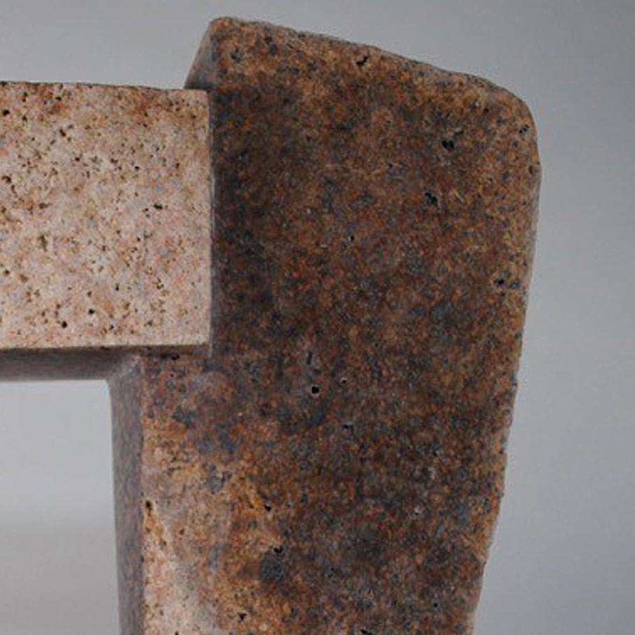Gate - Gray Abstract Sculpture by Mark Herrington