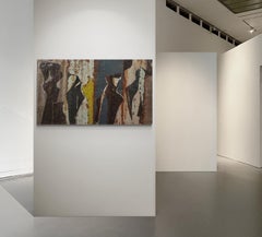 Large Abstract Rusted Metal Composition "De Stahl Study 3"