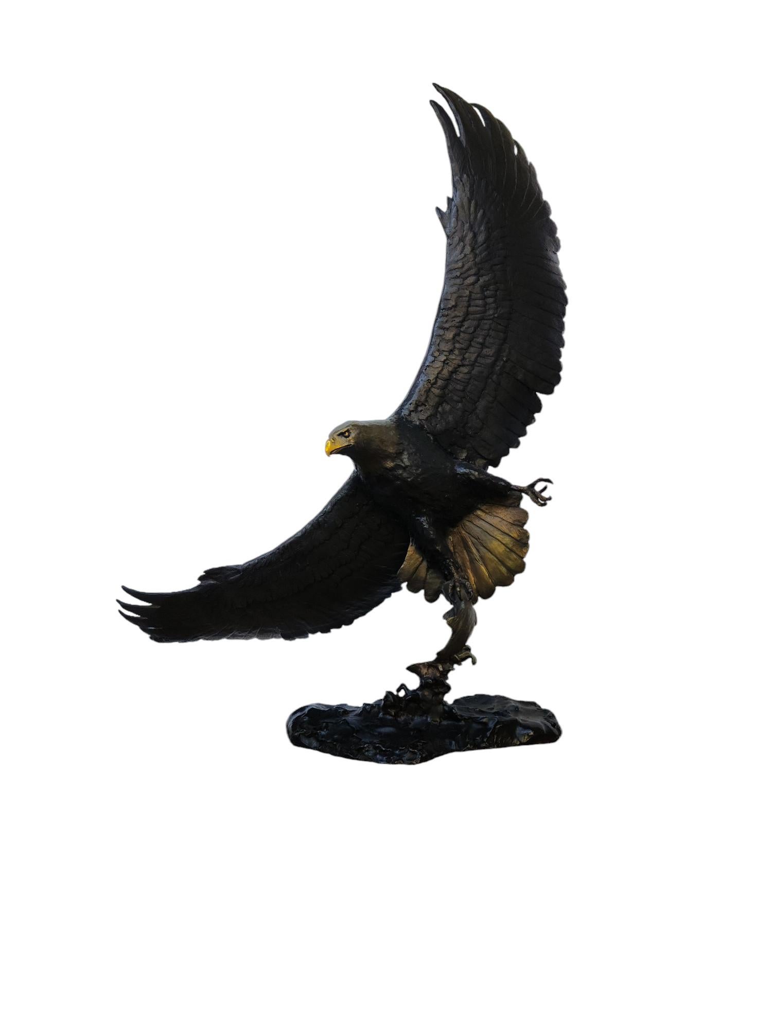 Capture des aigles - Sculpture de Mark Hopkins