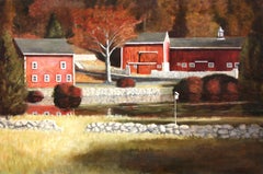 Autumn in the Valley, Painting, Oil on Canvas
