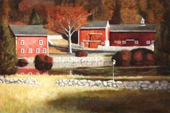 Autumn in the Valley, Peinture, Huile sur Toile