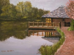 Boat House, Painting, Oil on Canvas