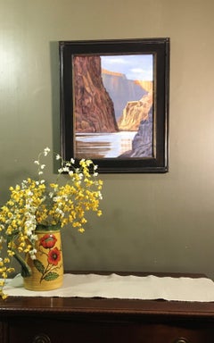 Grand Canyon fiume Colorado, Pittura, Olio su tela