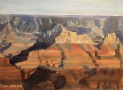 Grand Canyon North Rim View, Painting, Oil on Canvas